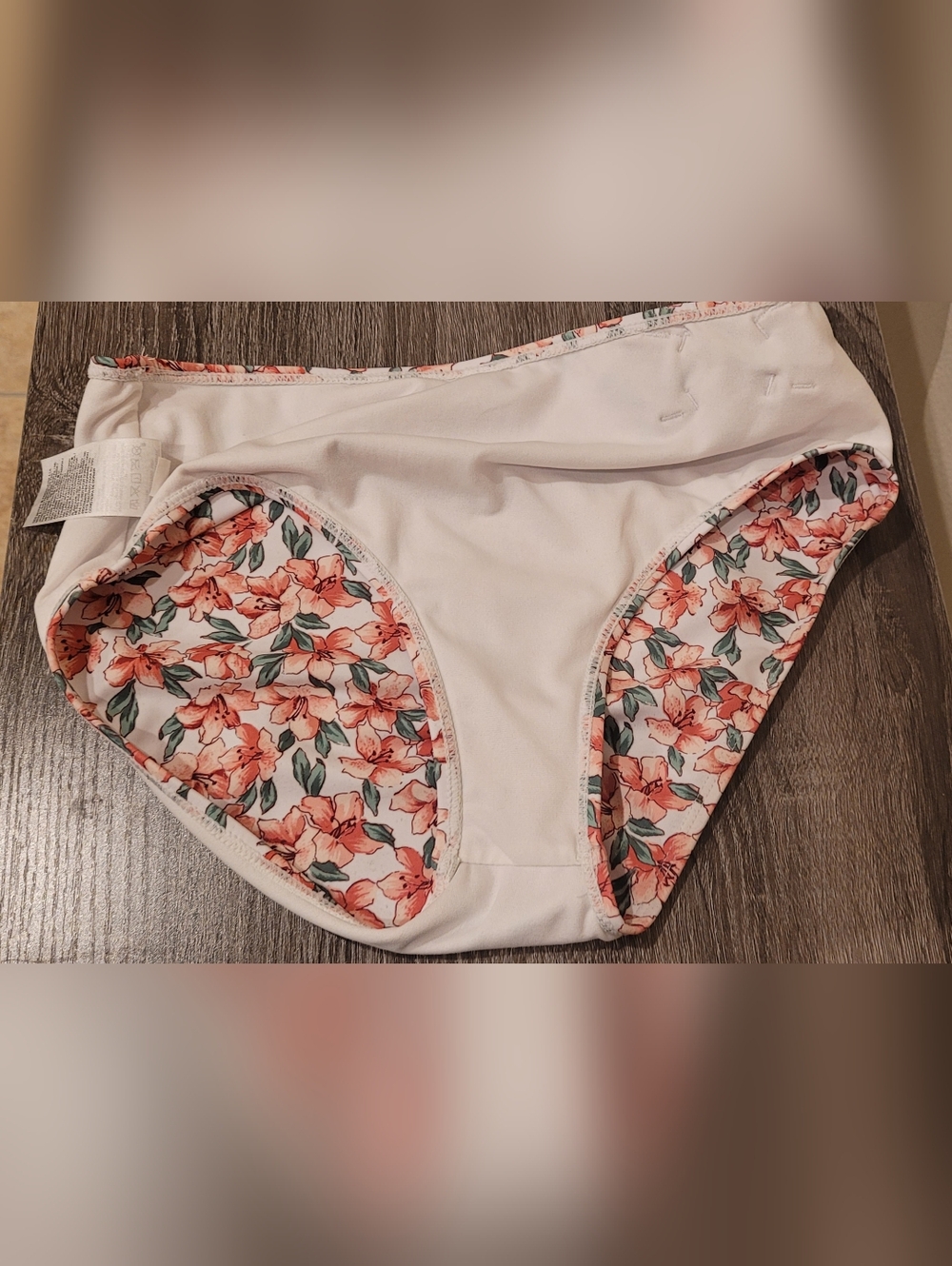 Janie And Jack Floral Ruffle Two-Piece Bikini Set - Size 12 - Picture 5 of 7